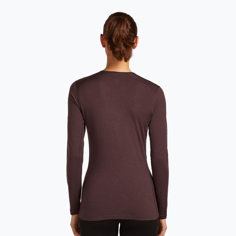Longsleeve termoaktywny damski icebreaker 200 Oasis Crewe java 3