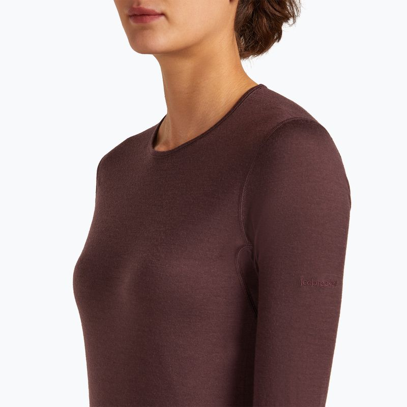Longsleeve termoaktywny damski icebreaker 200 Oasis Crewe java 4