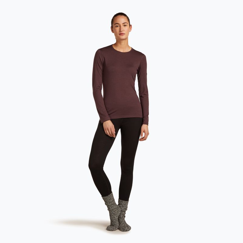 Longsleeve termoaktywny damski icebreaker 200 Oasis Crewe java 5