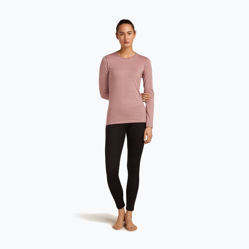 Longsleeve termoaktywny damski icebreaker 200 Oasis Crewe summit/blush/s 2