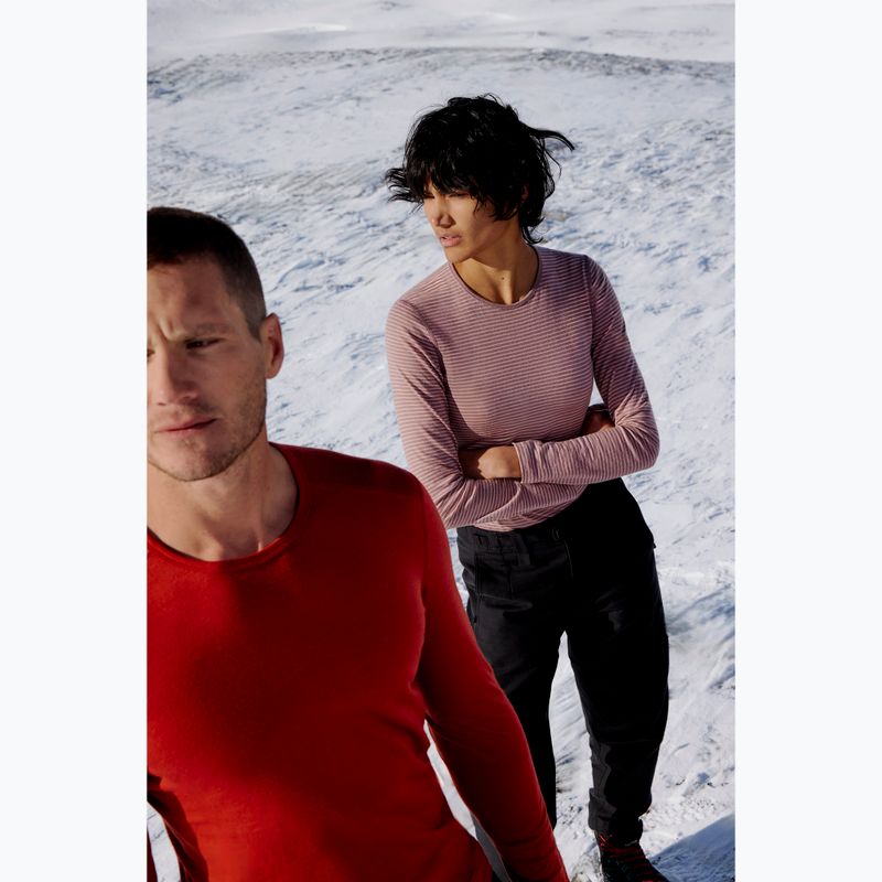 Bluza termoaktywna damska icebreaker 200 Oasis Crewe summit/blush/s 11