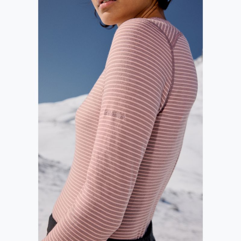 Bluza termoaktywna damska icebreaker 200 Oasis Crewe summit/blush/s 14