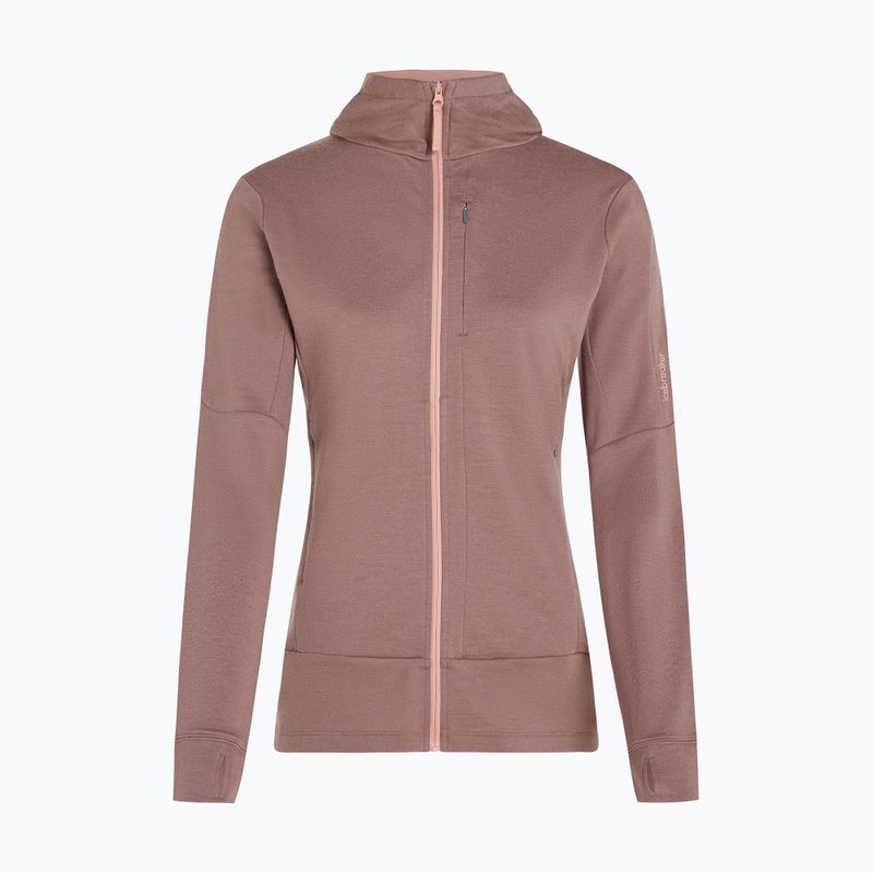 Bluza damska icebreaker Merino 260 Quantum IV Zip Hoodie summit/blush 11