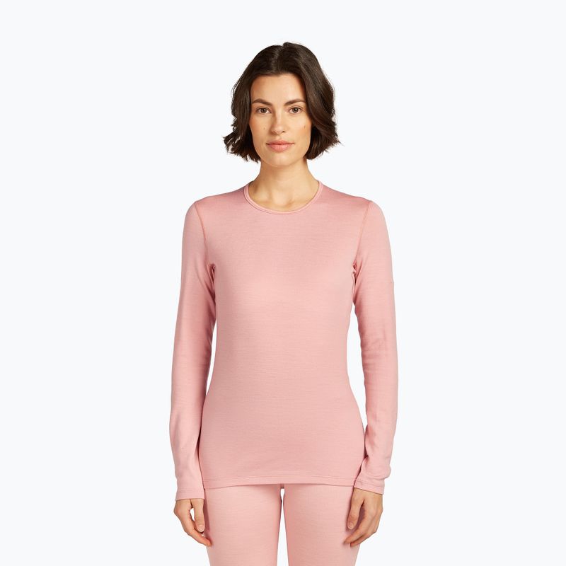 Longsleeve termoaktywny damski icebreaker 260 Tech Crewe blush