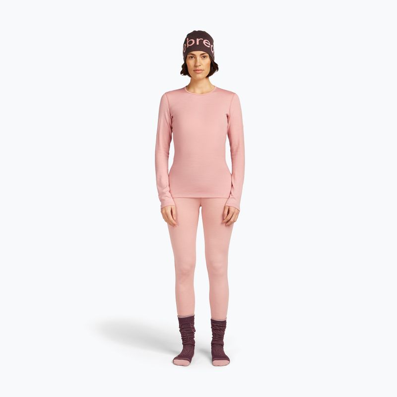 Longsleeve termoaktywny damski icebreaker 260 Tech Crewe blush 4