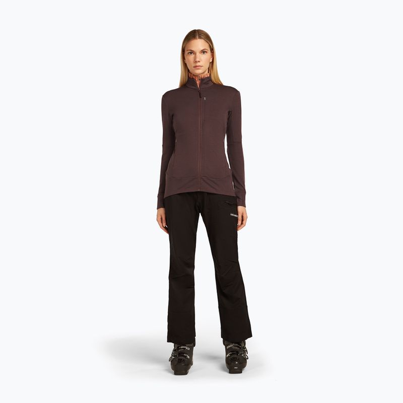 Bluza damska icebreaker Merino 260 Quantum Zip java 2