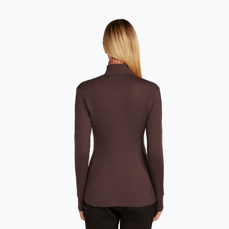 Bluza damska icebreaker Merino 260 Quantum Zip java 3