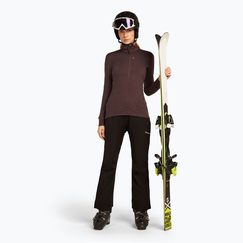 Bluza damska icebreaker Merino 260 Quantum Zip java 4