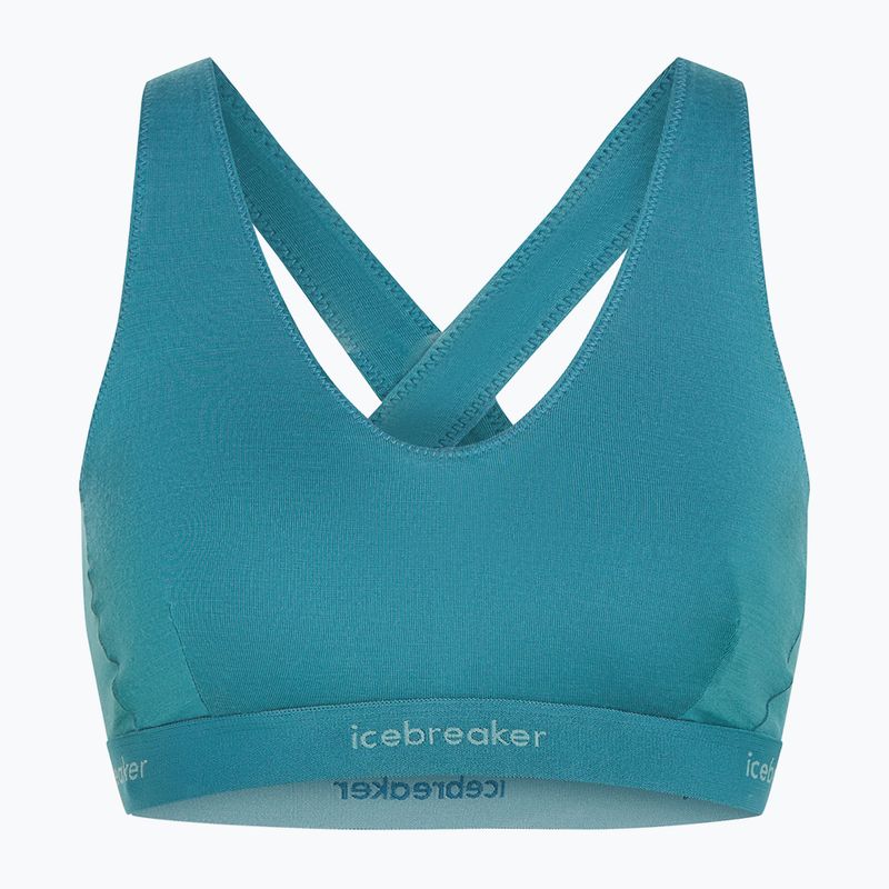 Biustonosz termoaktywny icebreaker Merino 125 Cool-Lite Sprite Racerback topaz