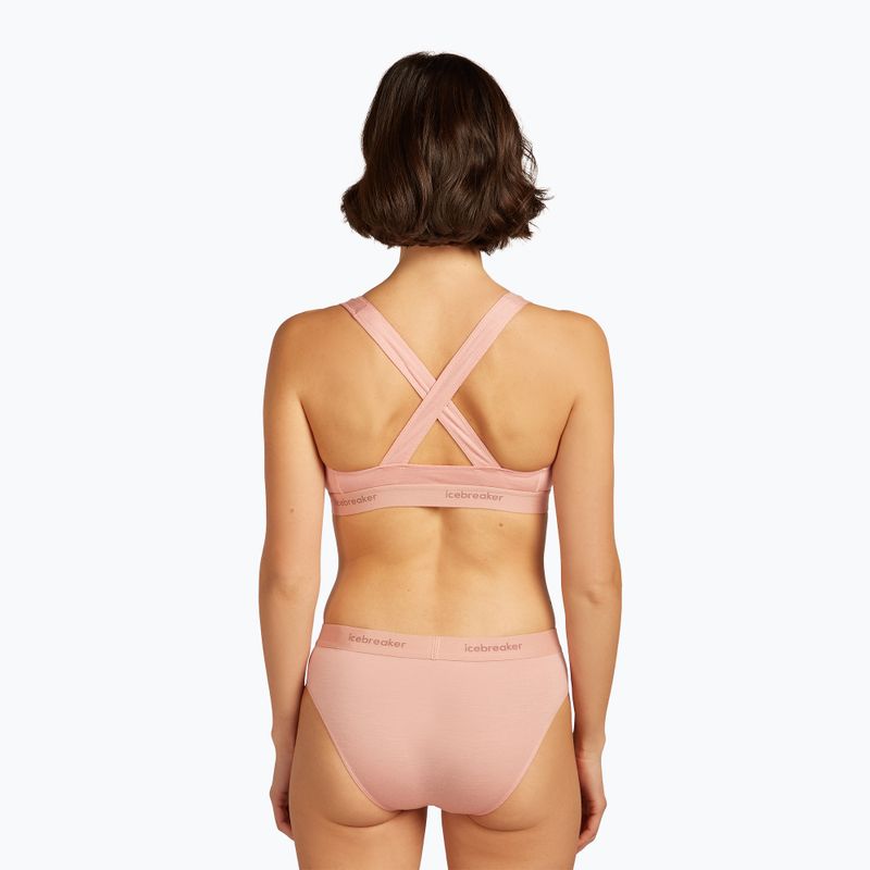 Biustonosz termoaktywny icebreaker Merino 125 Cool-Lite Sprite Racerback blush 4