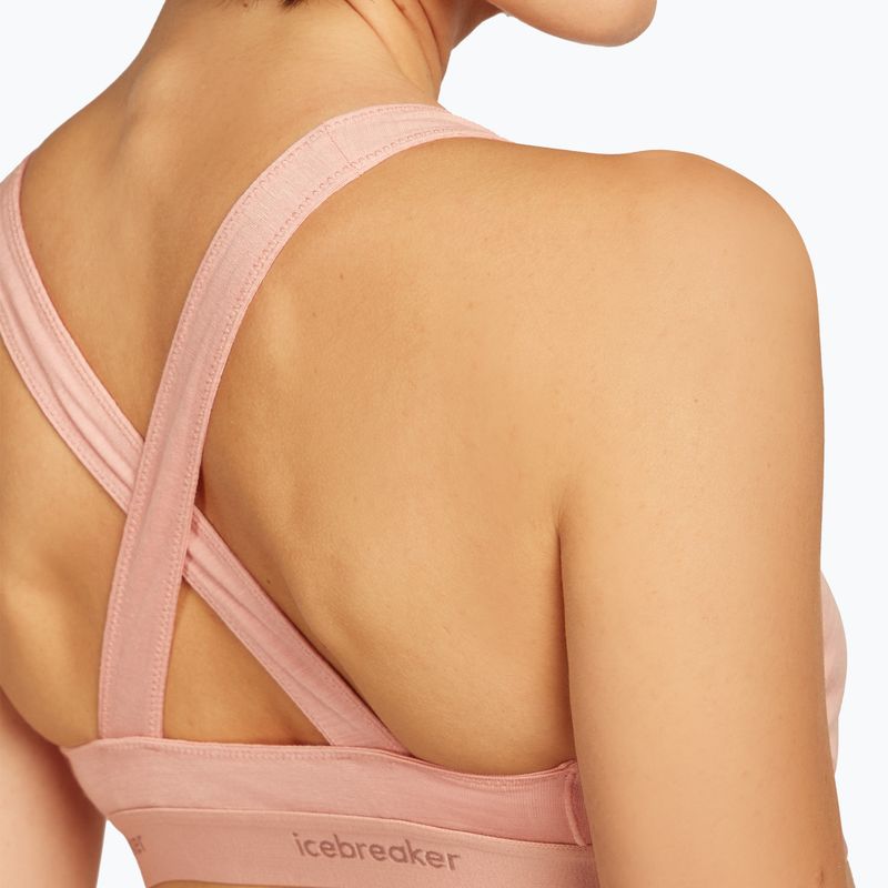 Biustonosz termoaktywny icebreaker Merino 125 Cool-Lite Sprite Racerback blush 7