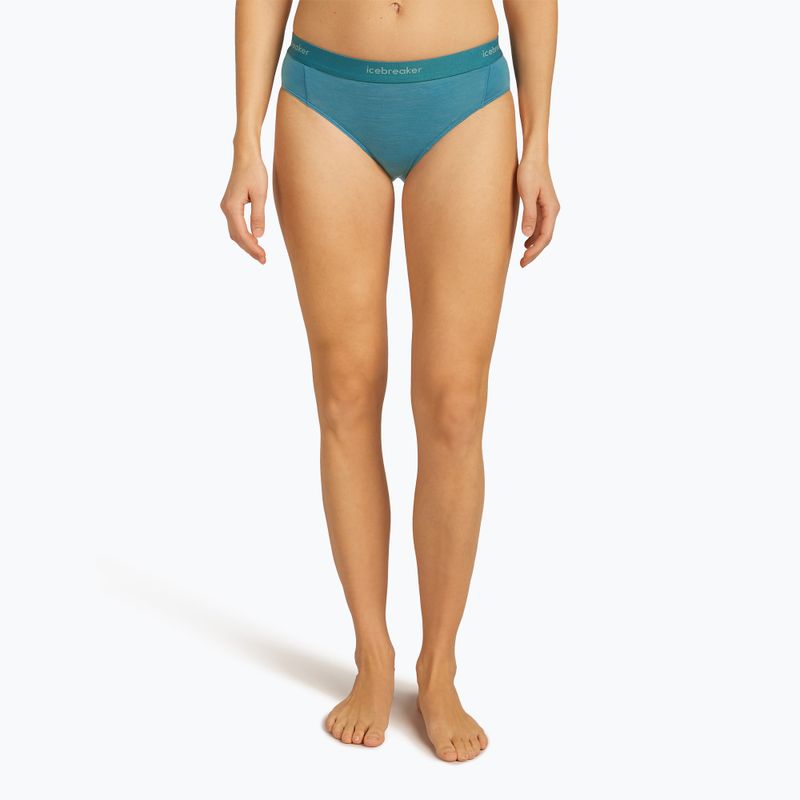 Majtki termoaktywne damskie icebreaker Merino 125 Cool-Lite Sprite Hipster topaz 2
