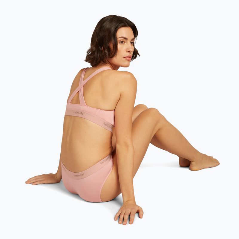 Majtki termoaktywne damskie icebreaker Merino 125 Cool-Lite Sprite Hipster blush 8