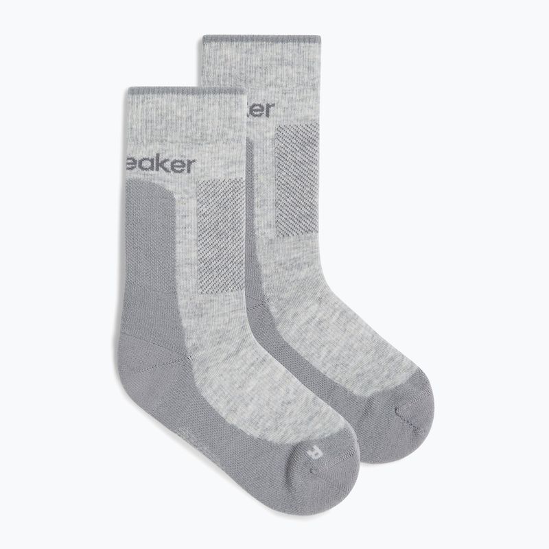 Skarpety damskie icebreaker Merino Hike+ Medium Crew blizzard heather/alloy 2