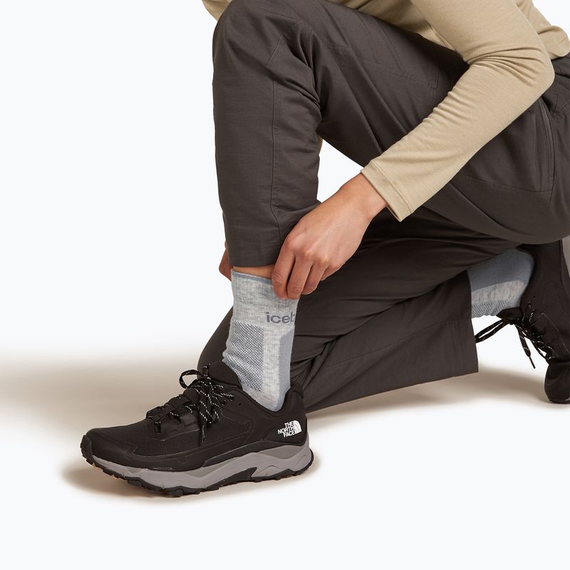 Skarpety damskie icebreaker Merino Hike+ Medium Crew blizzard heather/alloy 5