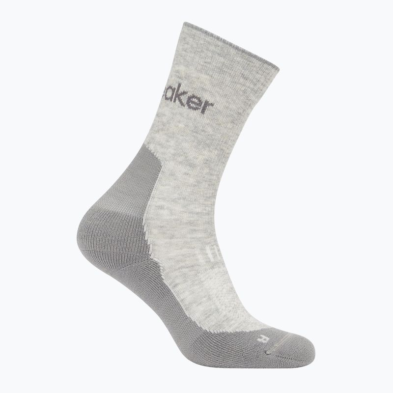Skarpety damskie icebreaker Merino Hike+ Light Crew blizzard heather/alloy