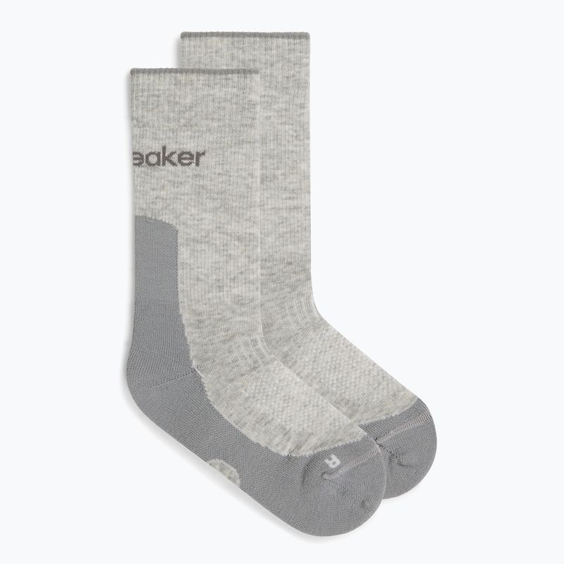Skarpety damskie icebreaker Merino Hike+ Light Crew blizzard heather/alloy 2
