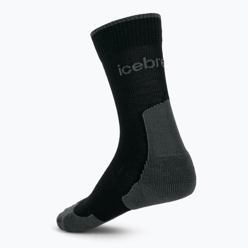 Skarpety męskie icebreaker Merino Hike+ Light Crew 2 pary black/obsidian 2