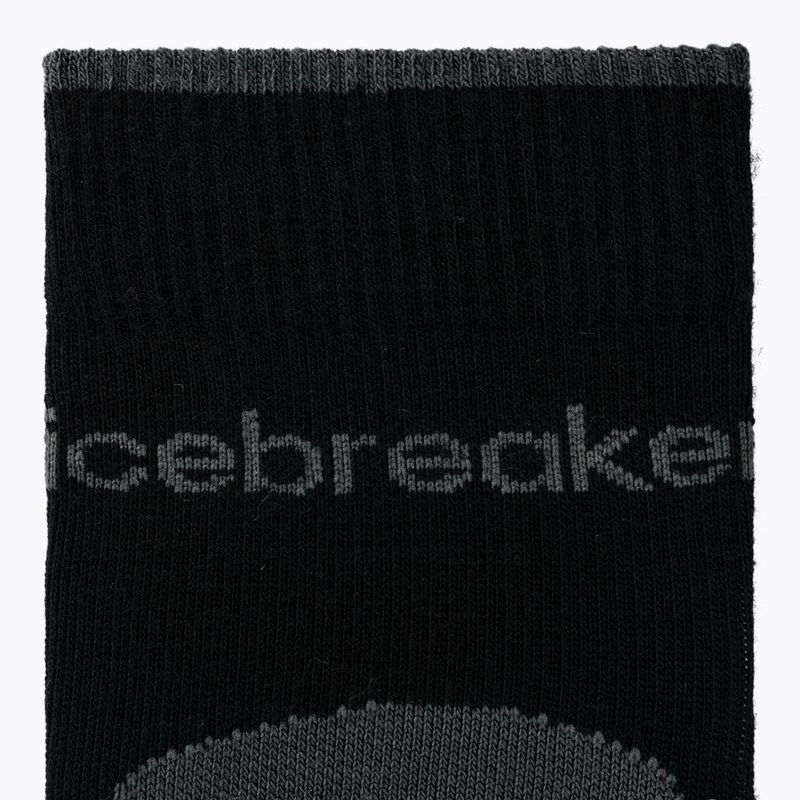 Skarpety męskie icebreaker Merino Hike+ Light Crew 2 pary black/obsidian 3