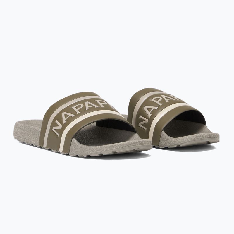 Klapki męskie Napapijri NP0A4IQV dark olive 2 4