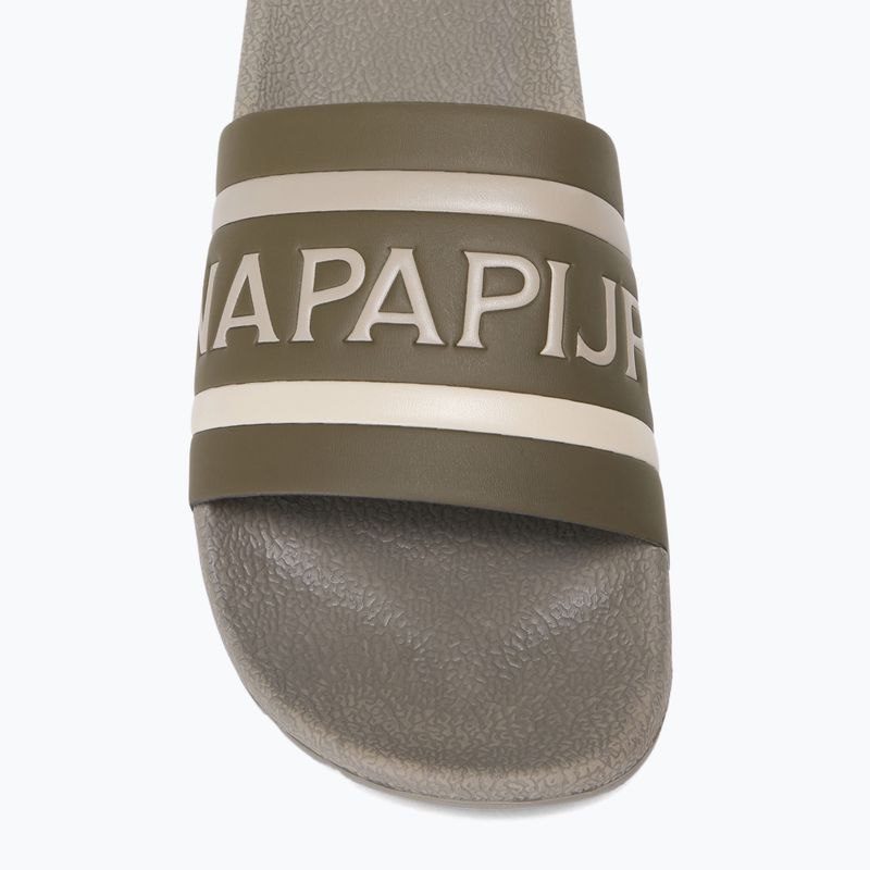 Klapki męskie Napapijri NP0A4IQV dark olive 2 7