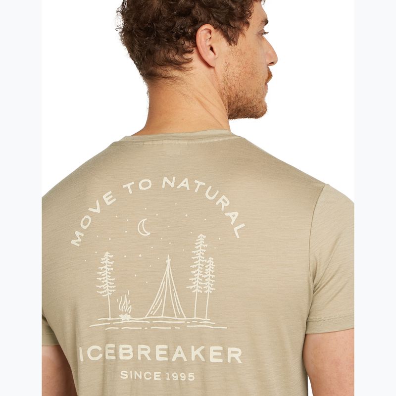 Koszulka męska icebreaker Merino 150 Tech Lite Peaceful Pass Tee flagstone 6
