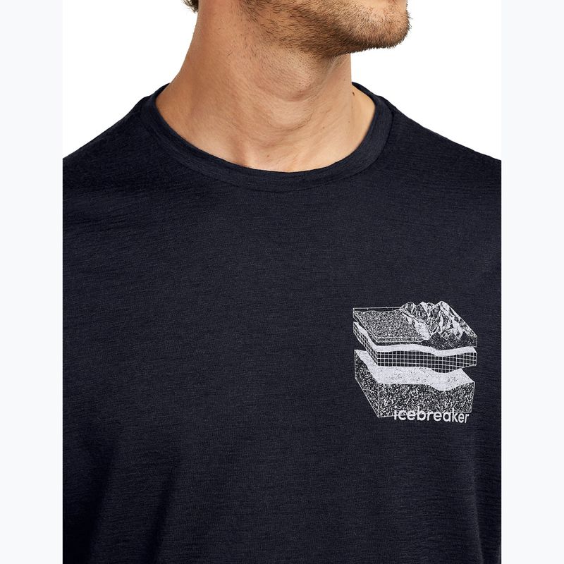 Koszulka męska icebreaker Merino 150 Tech Lite Evolving Lay Tee midnight navy 5