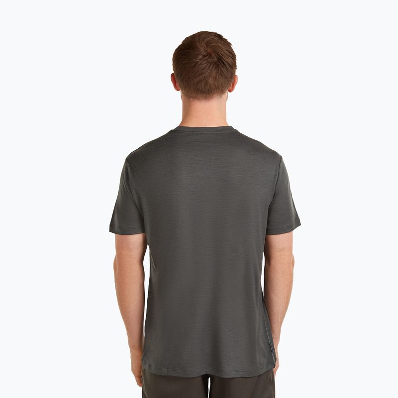 Koszulka męska icebreaker Merino 150 Tech Lite The Peaks obsigian 3