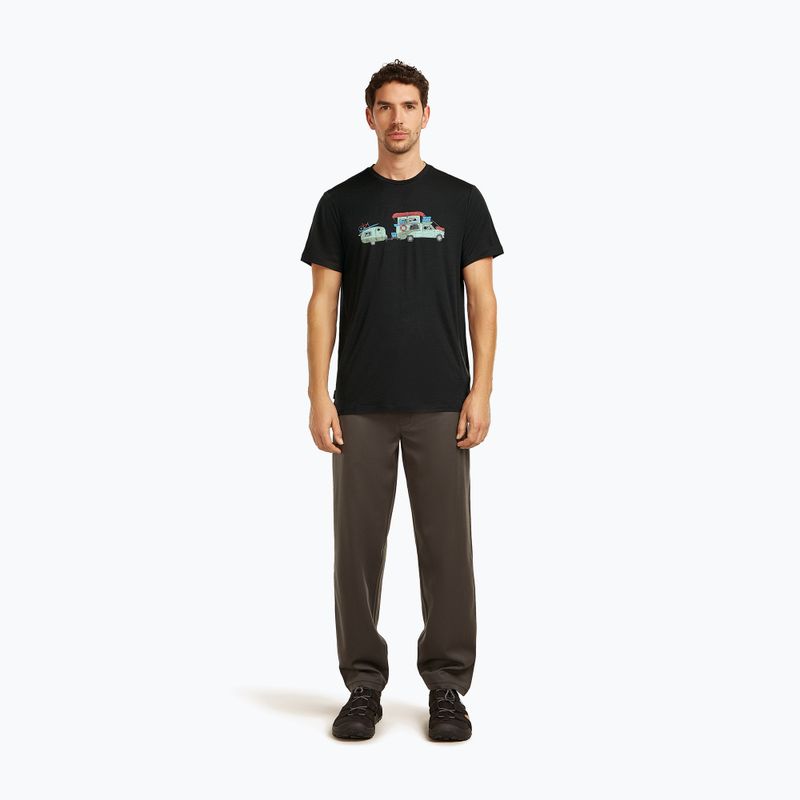 Koszulka męska icebreaker Merino 150 Tech Lite Transportage Tee black 2