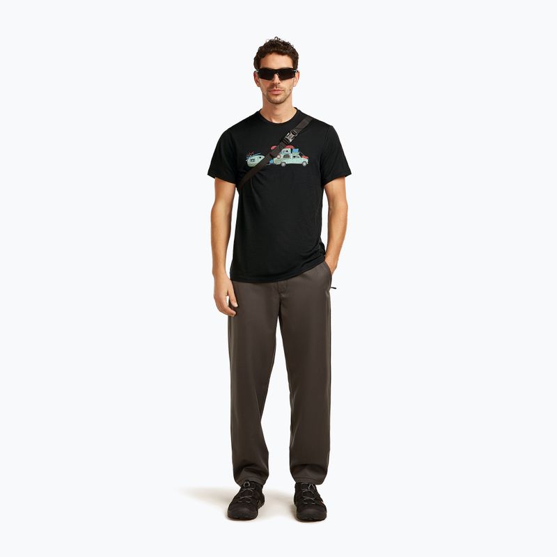 Koszulka męska icebreaker Merino 150 Tech Lite Transportage Tee black 4