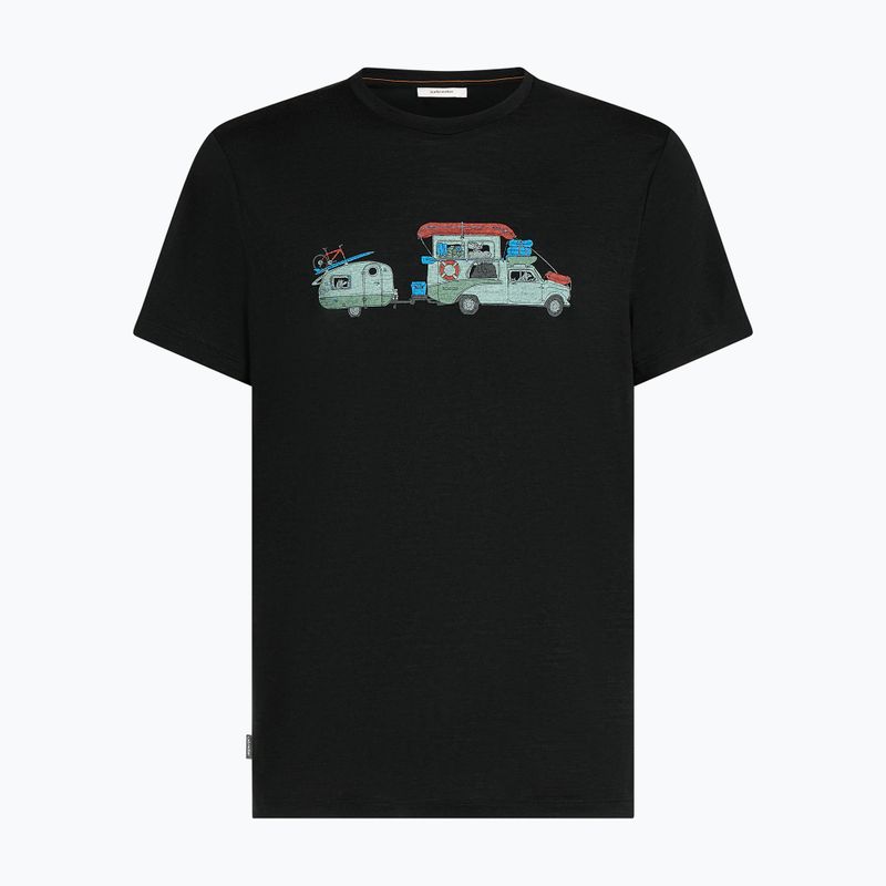 Koszulka męska icebreaker Merino 150 Tech Lite Transportage Tee black 7
