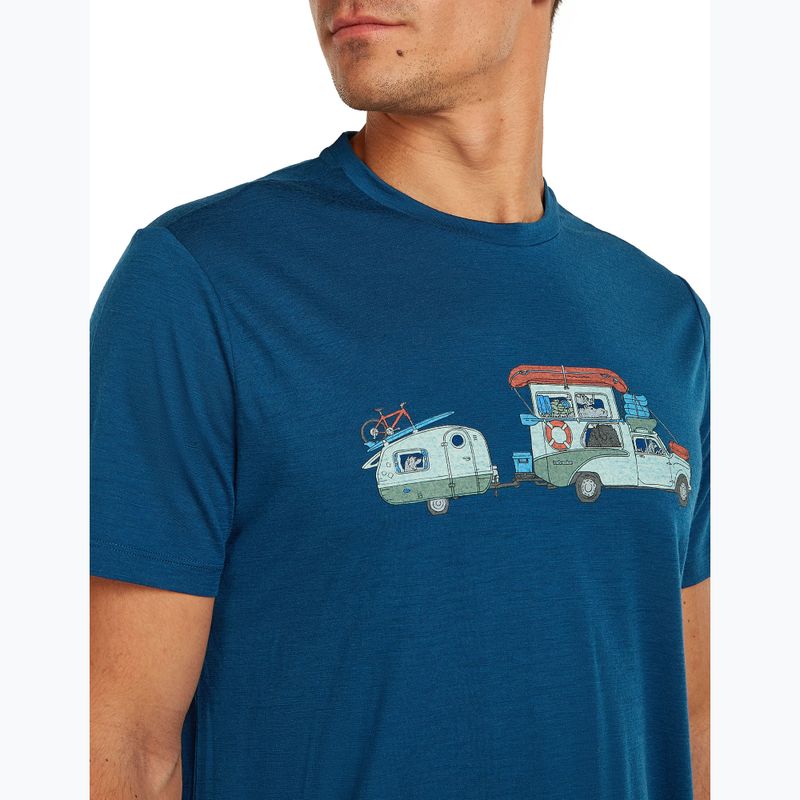 Koszulka męska icebreaker Merino 150 Tech Lite Transportage Tee atlantis 5