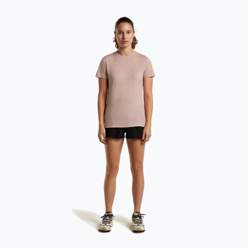 Koszulka trekkingowa damska icebreaker Merino 150 Tech Lite III Tee pink quartz 2