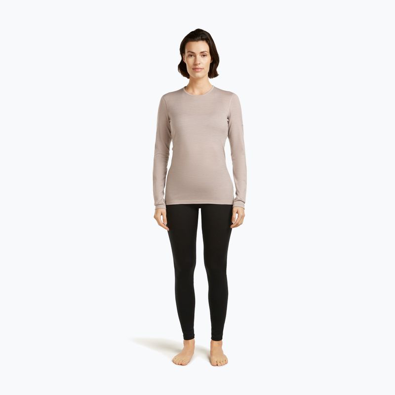 Bluza termoaktywna damska Icebreaker 200 Oasis Crewe pink quartz 2