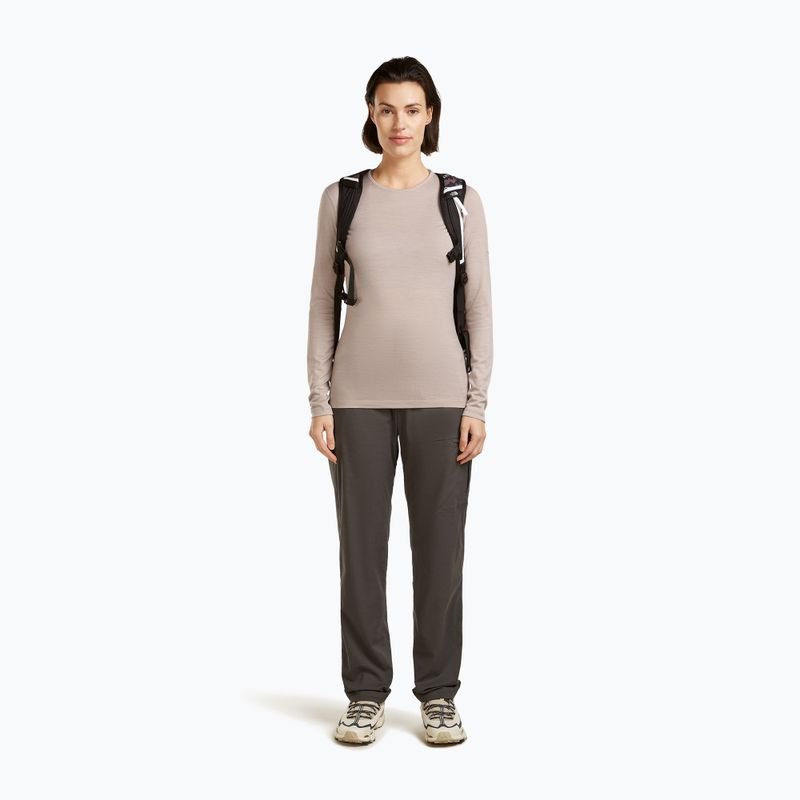 Bluza termoaktywna damska Icebreaker 200 Oasis Crewe pink quartz 4