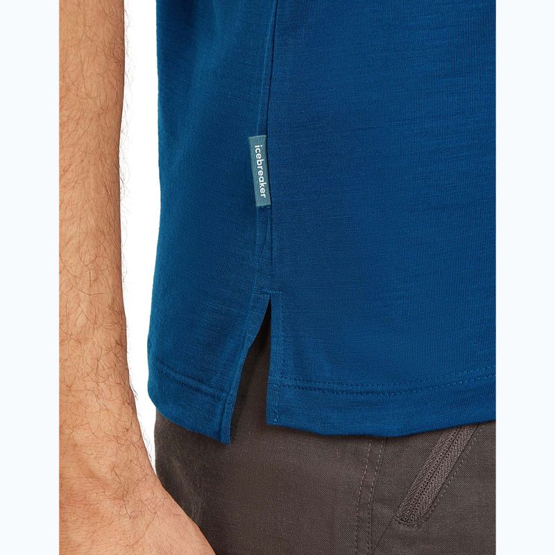 Koszulka trekkingowa męska icebreaker Merino 125 Cool-Lite Sphere III Tee atlantis 6