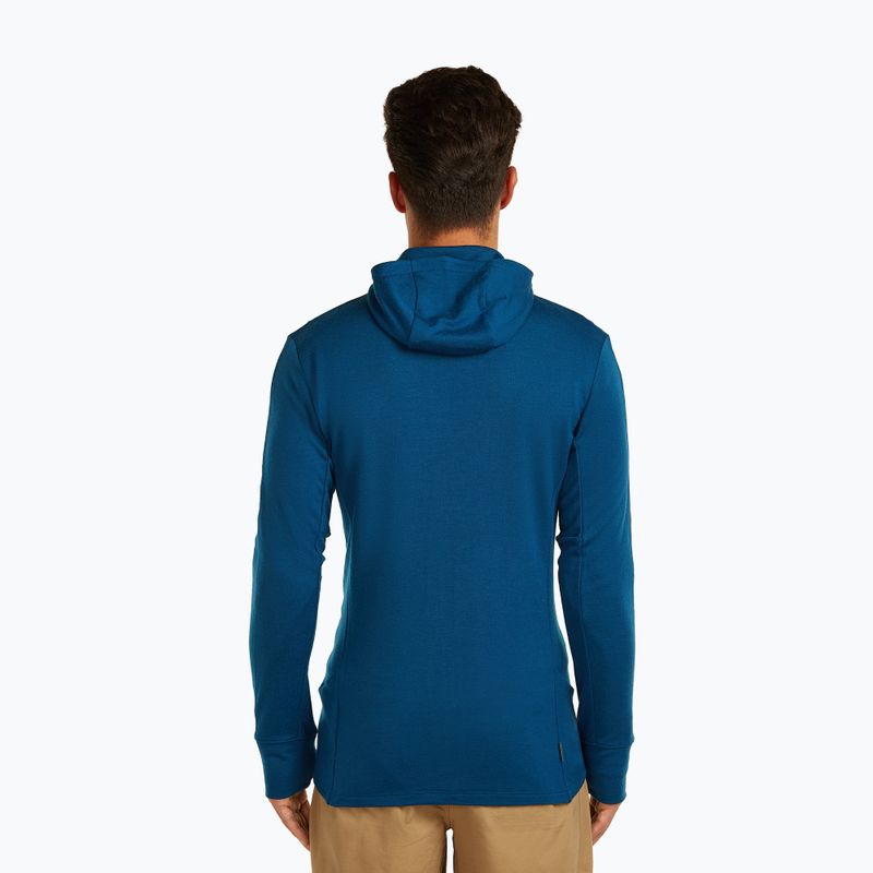 Bluza męska icebreaker Merino 260 Quantum IV Zip Hoodie atlantis 3