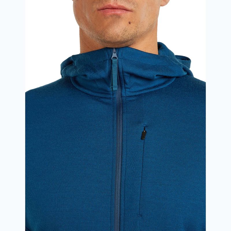 Bluza męska icebreaker Merino 260 Quantum IV Zip Hoodie atlantis 6