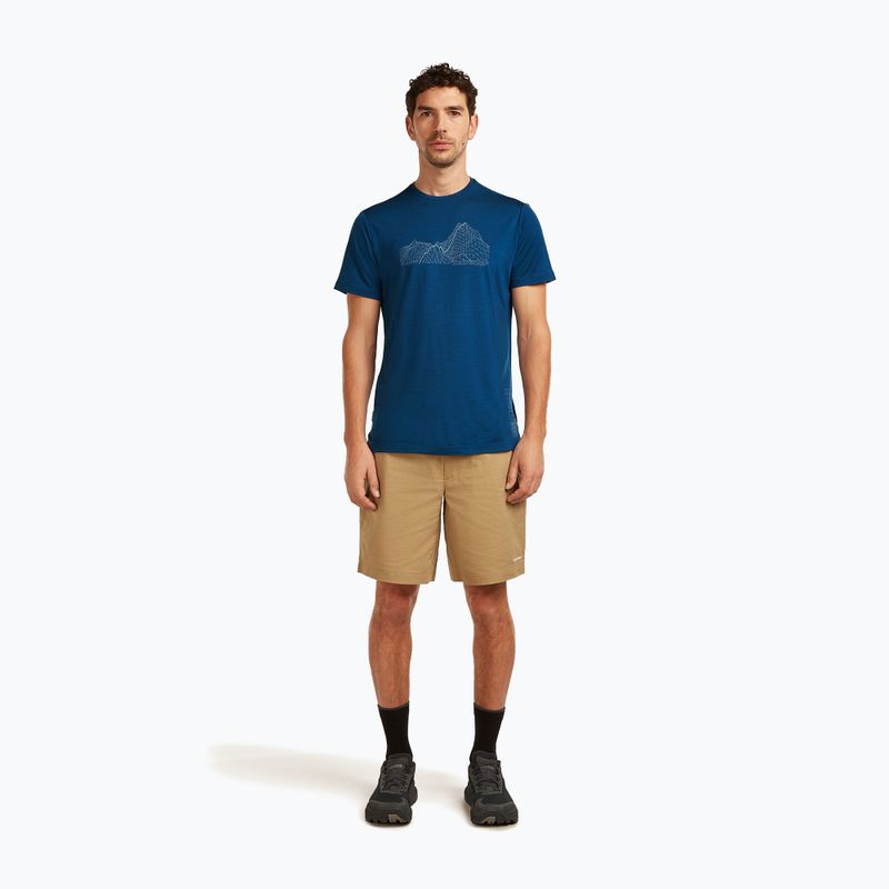 Koszulka męska icebreaker Merino 125 Cool-Lite Sphere Beta Tee atlantis 2