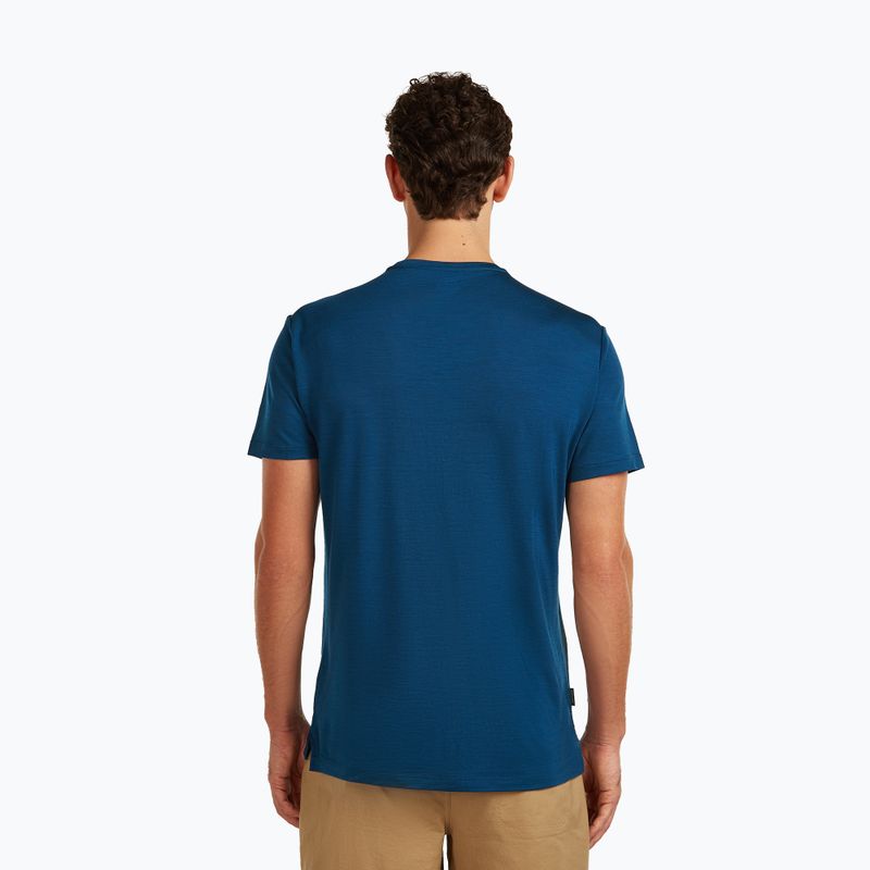Koszulka męska icebreaker Merino 125 Cool-Lite Sphere Beta Tee atlantis 3