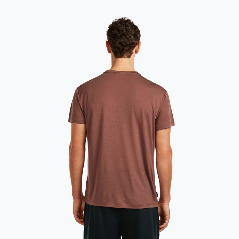 Koszulka męska icebreaker Merino Core Canoe Companions carob 3