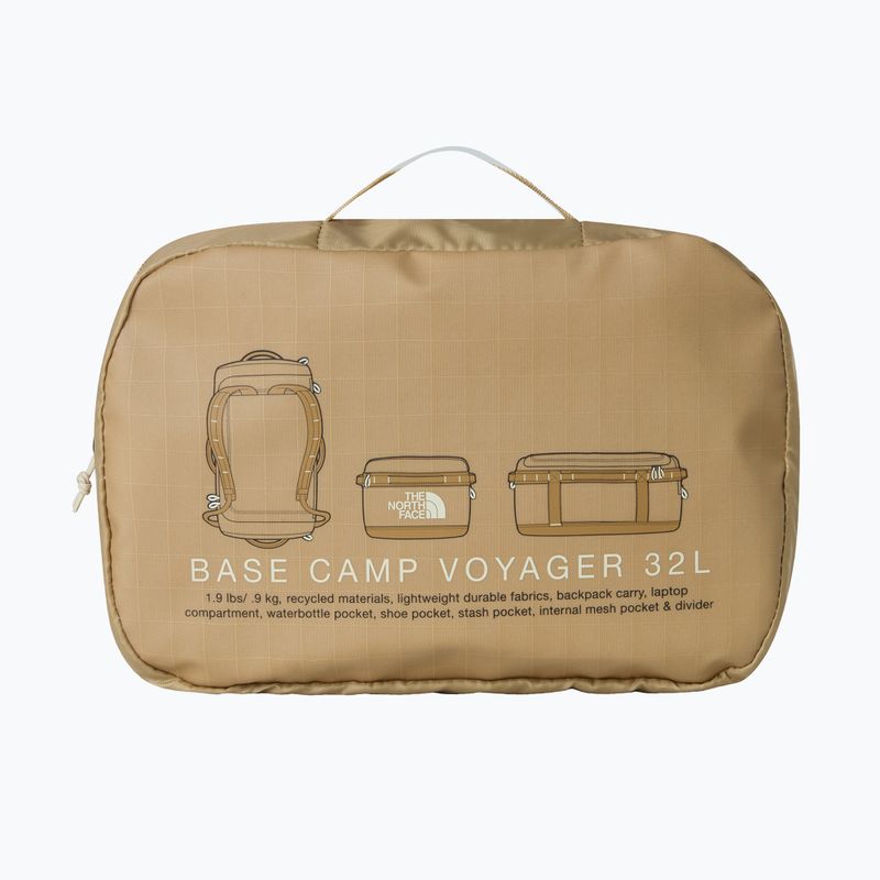 Torba podróżna The North Face Base Camp Voyager Duffel 32 l khaki stone/utility bro 4