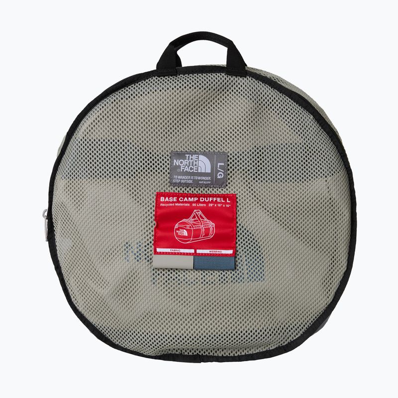 Torba podróżna The North Face Base Camp Duffel L 95 l stone slab/granite grey 4