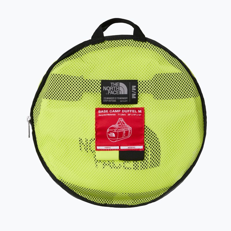 Torba podróżna The North Face Base Camp Duffel M 71 l fizz lime/lemon mist/tn 4
