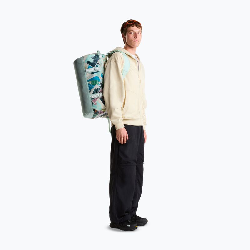Torba podróżna The North Face Base Camp Duffel S 50 l opal frost tnf postcard 7