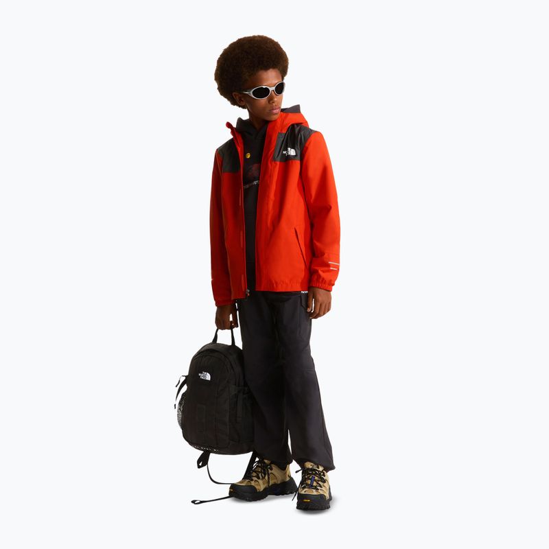 Kurtka przeciwdeszczowa dziecięca The North Face Antora lava red 2