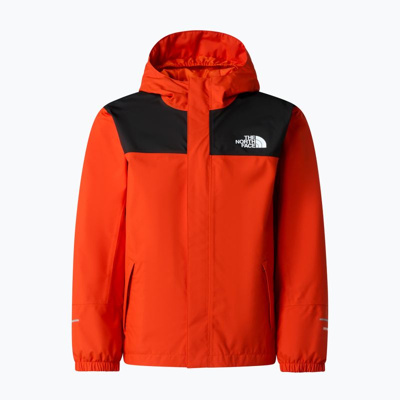 Kurtka przeciwdeszczowa dziecięca The North Face Antora lava red 6