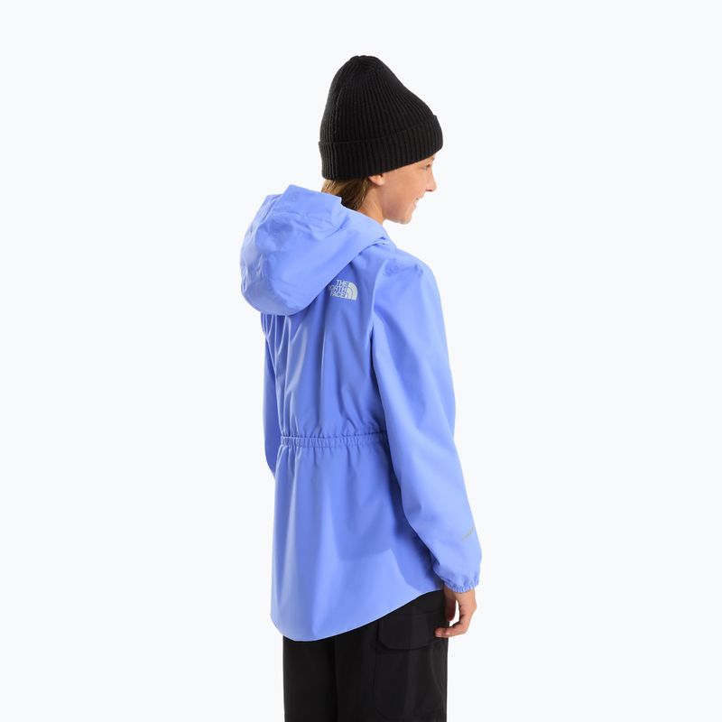 Kurtka przeciwdeszczowa dziecięca The North Face Antora periwinkle glow 3