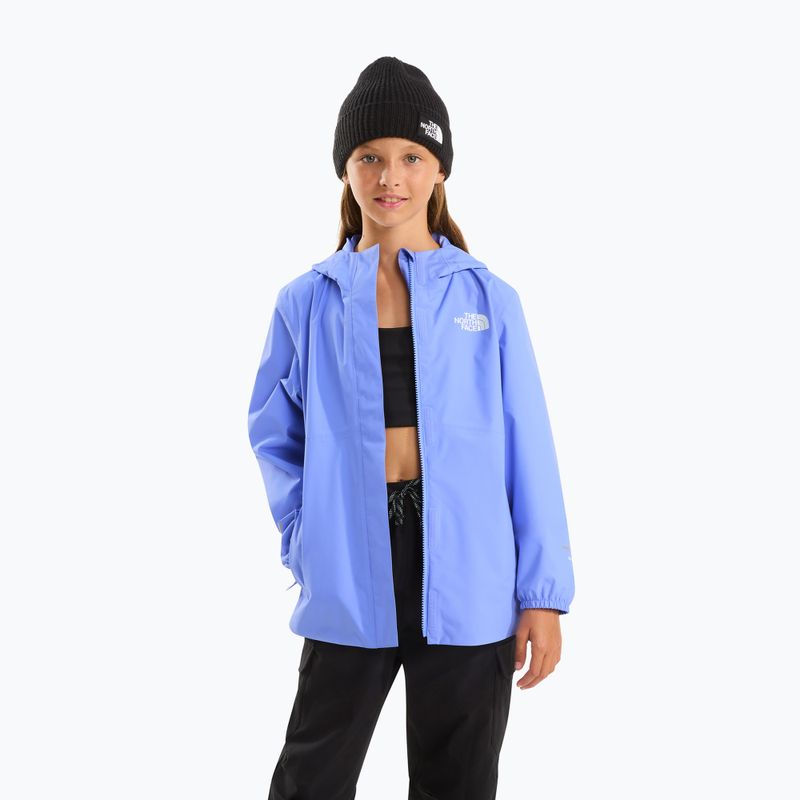 Kurtka przeciwdeszczowa dziecięca The North Face Antora periwinkle glow 4
