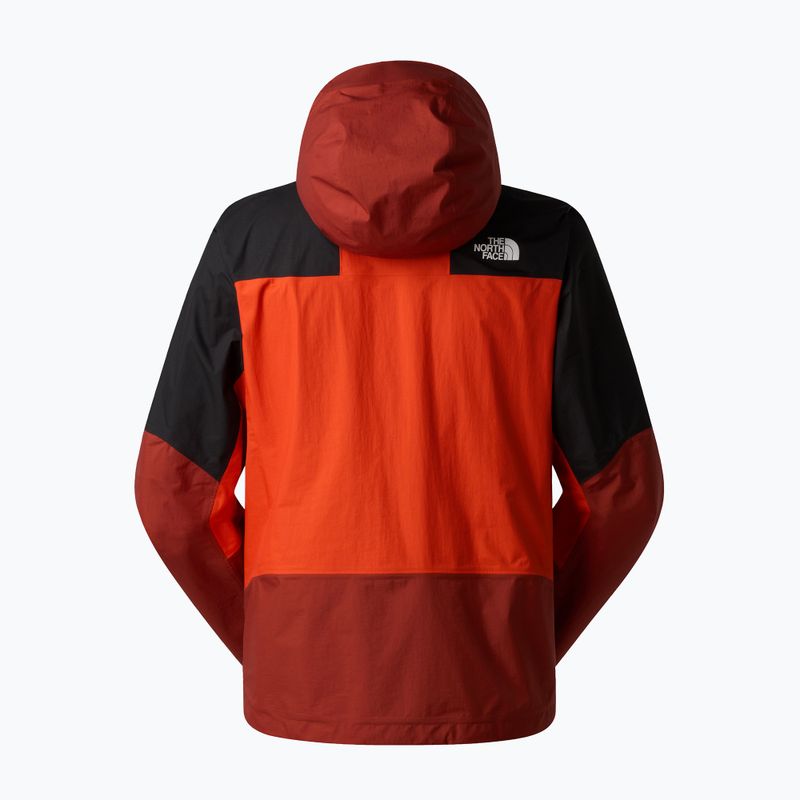 Kurtka przeciwdeszczowa męska The North Face Signal 2.5L Dryvent lava red/iron clay/tnf 2